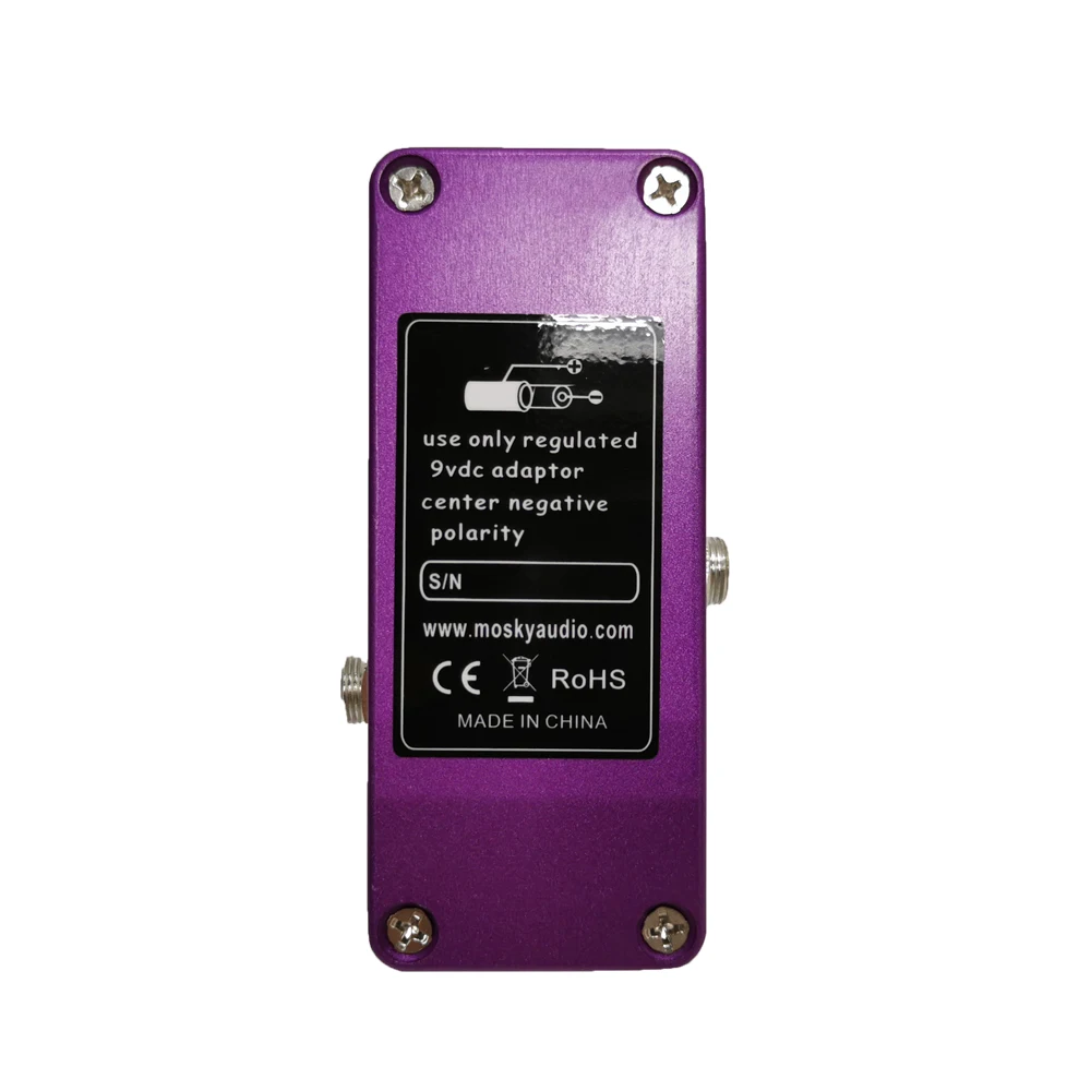 Мини гитара MOSKY CRAZY TONE райот искажения педаль с одним эффектом запасные части и