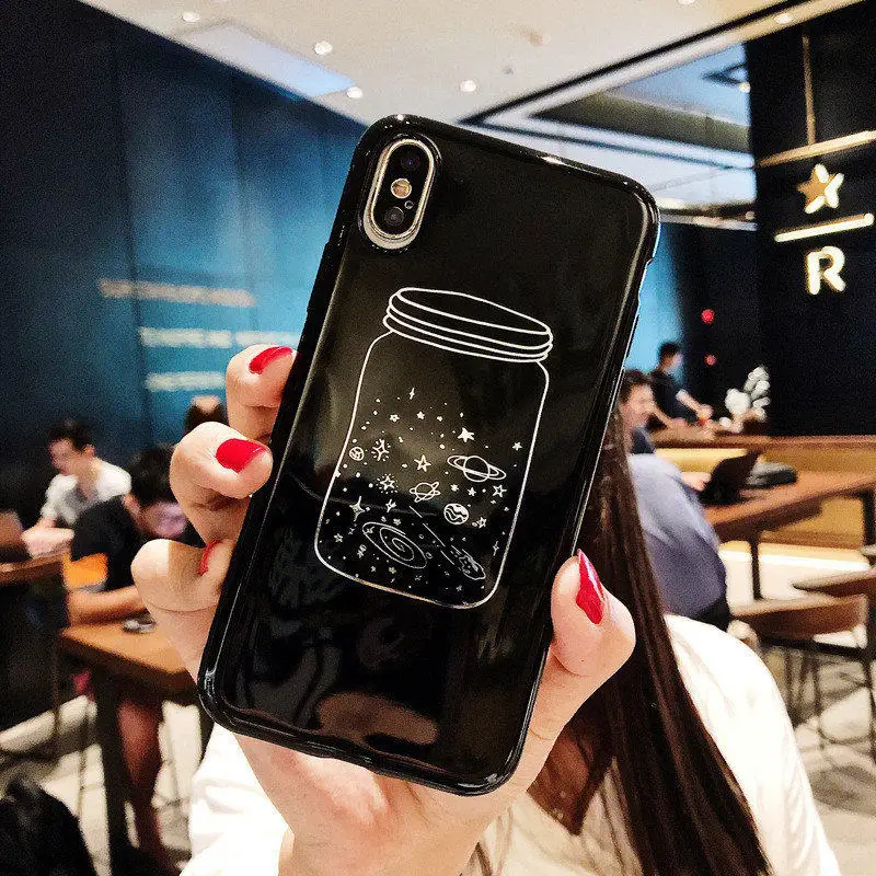 Мягкий чехол из ТПУ с перьями и буквами King queen Звездная корона для Apple iPhone 6 6s Plus 7 8 XR