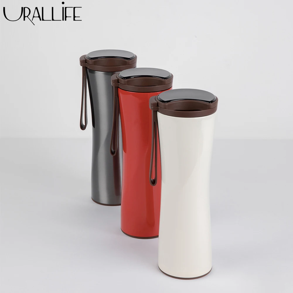 Поцелуй рыбка кружка Moka Смарт кофе стакан Портативный термос OLED сенсорный Экран