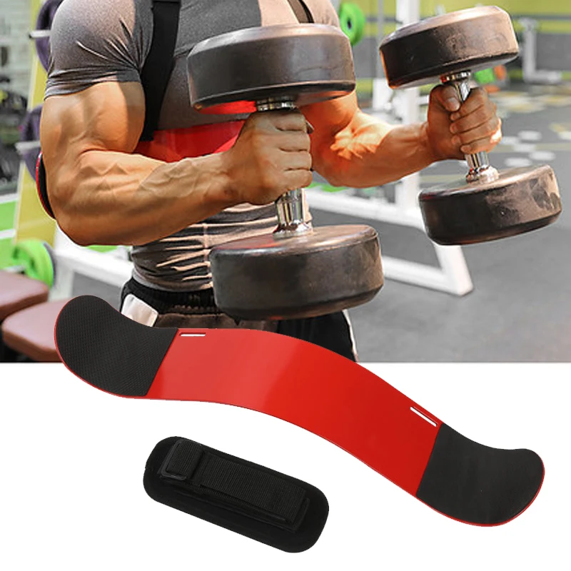

Weight Lifting Arm Blaster Bodybuilding Bomber Bicep Curl Triceps Muscle Training Adjustable Aluminum Gym Fitness Equipment Hot
