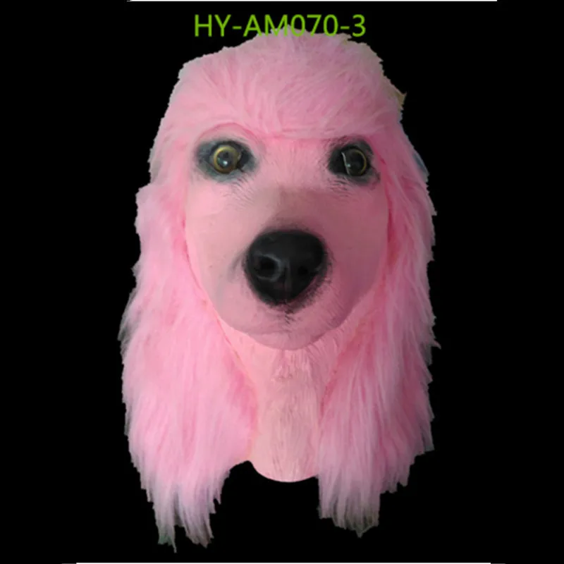 2019 Горячая взрослых пуделей Косплэй маски животных Карнавальный Костюм Халат с