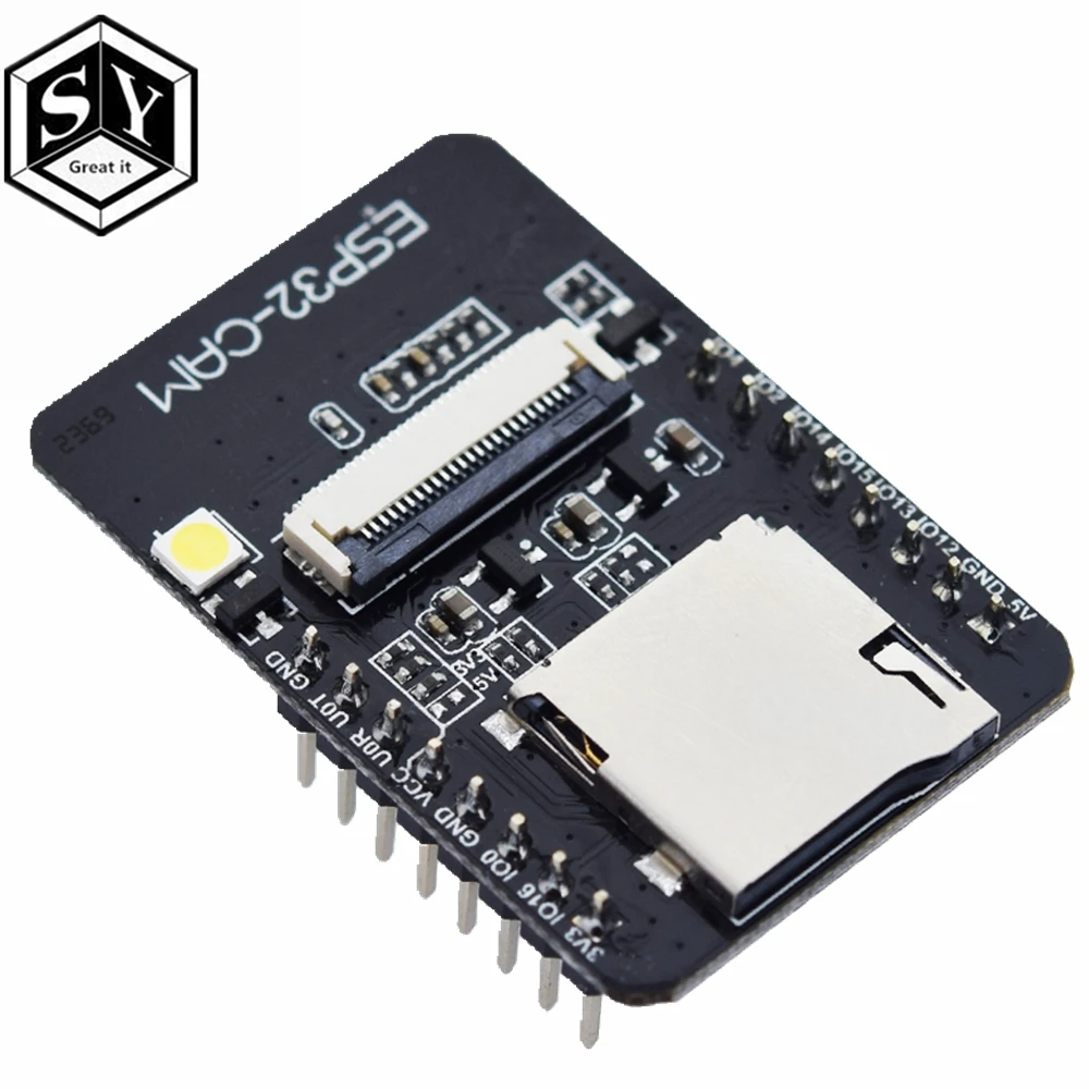 1 шт. Great IT ESP32-CAM WiFi+ модуль Bluetooth модуль камеры макетная плата ESP32 с модулем камеры OV2640 2MP для Arduino