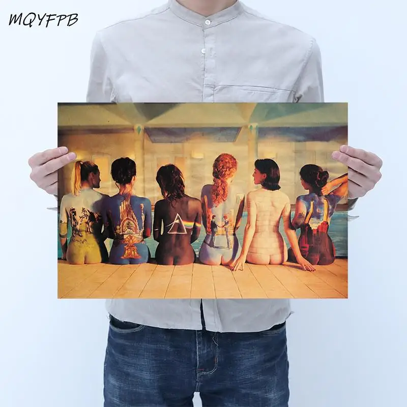 

Kraft Paper Retro Poster Decorative Painting Wall Stickers Room Decoration