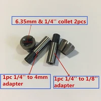 trimmer collet nut transfer adapter 14 6mm to 4mm 18 replacement for makita 3703 3620 3709 3710 mtr050 mtr051 mt370 mt372