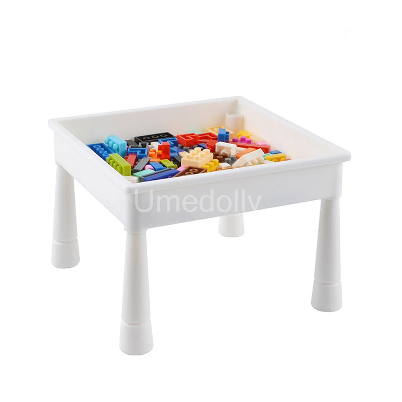 1:12 Scale Miniature Dollhouse Building Blocks Table Set for OB11 Doll House Children Room Decoration Furniture Accessories Toy | Игрушки и