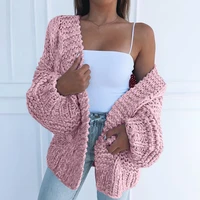 2020 autumn winter casual warm loose plus size 5xl sweater pink oversized cardigans women cardigan ladies knitted coats ladies