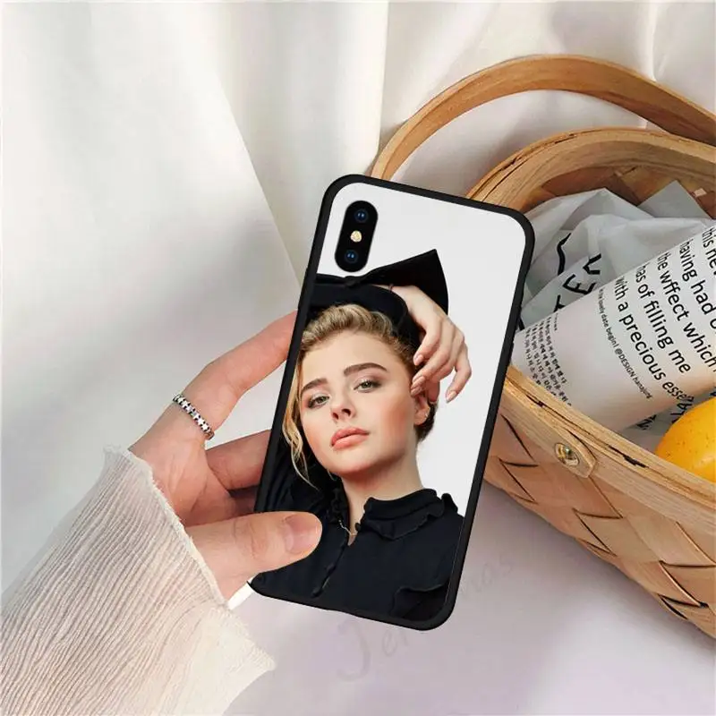 

Chloe Grace Moretz actress Girl Phone Case for iPhone 11 12 mini pro XS MAX 8 7 6 6S Plus X 5S SE 2020 XR luxury shell coque