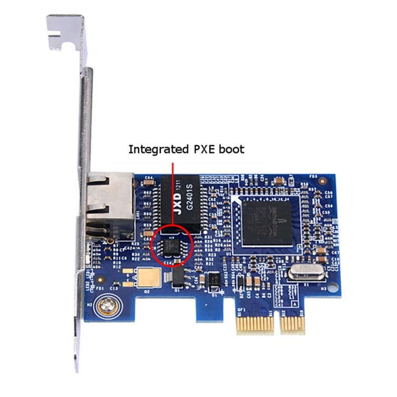 PCI-E бездисковая сетевая карта 10/100/1000M (5751-S) сетевой адаптер Broadcom Gigabit Ethernet с