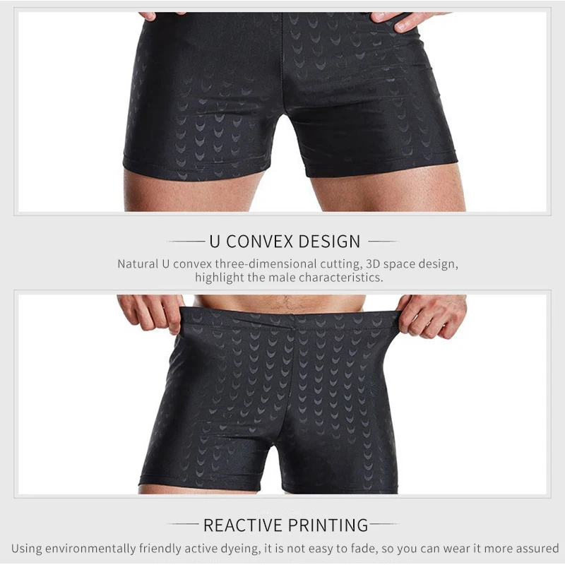 Быстросохнущие шорты для плавания мужчин одежда Мужской купальный костюм плавки