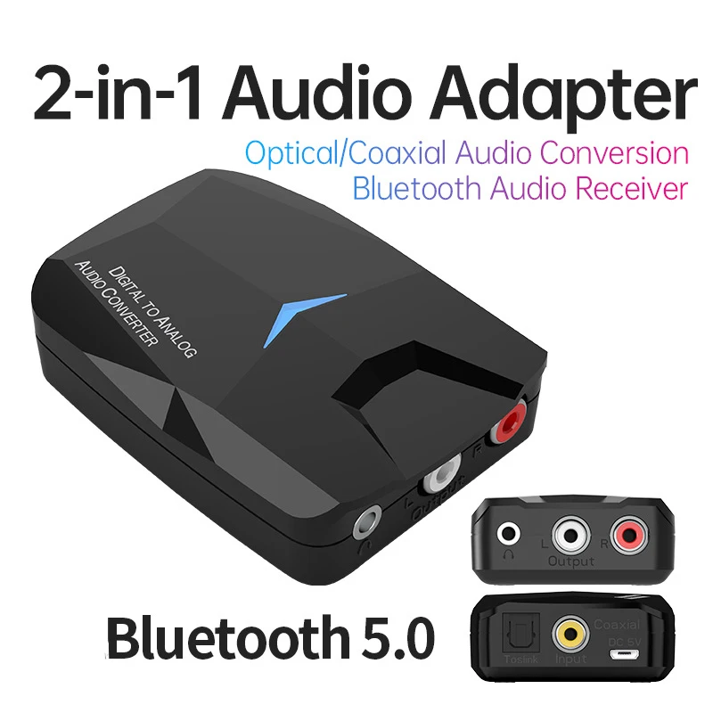 

Обновленный Bluetooth 5,0 RCA аудио приемник APTX 3,5 мм AUX разъем музыка беспроводной Bluetooth адаптер для автомобиля тв компьютера колонок