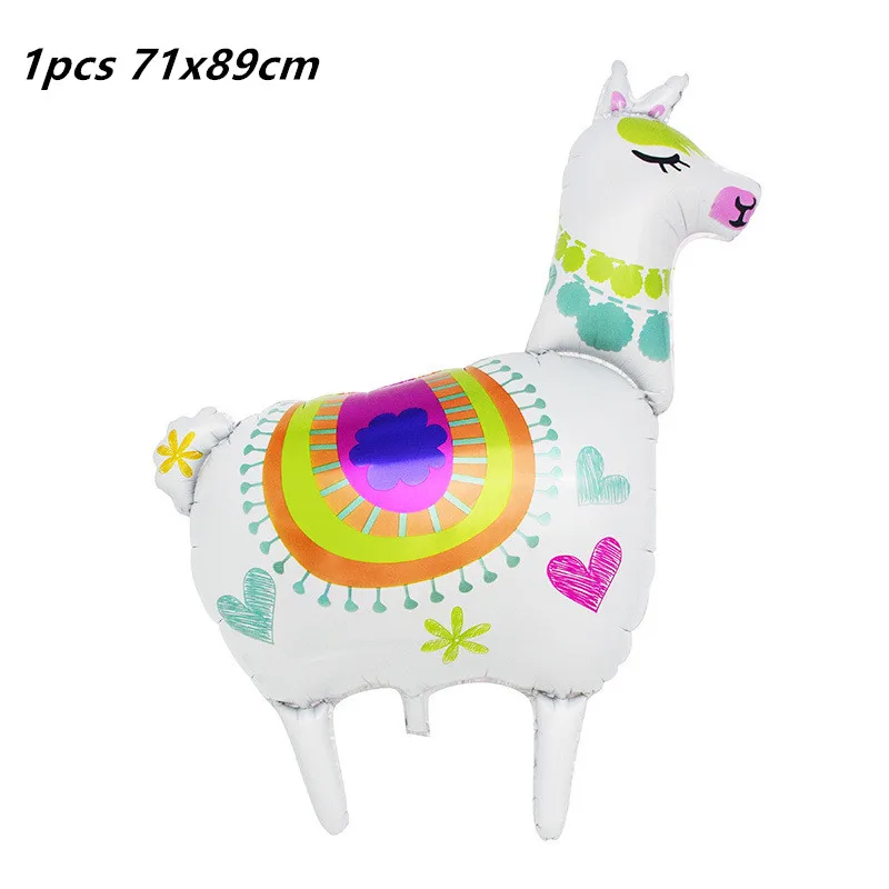 1pcs 71x89cm LISM Llama вечерние Llama Альпака бумажные тарелки салфетки для стаканчиков одноразовая соломка поставки животных с днем рождения украшения для детей - Цвет: 1pcs 71x89cm