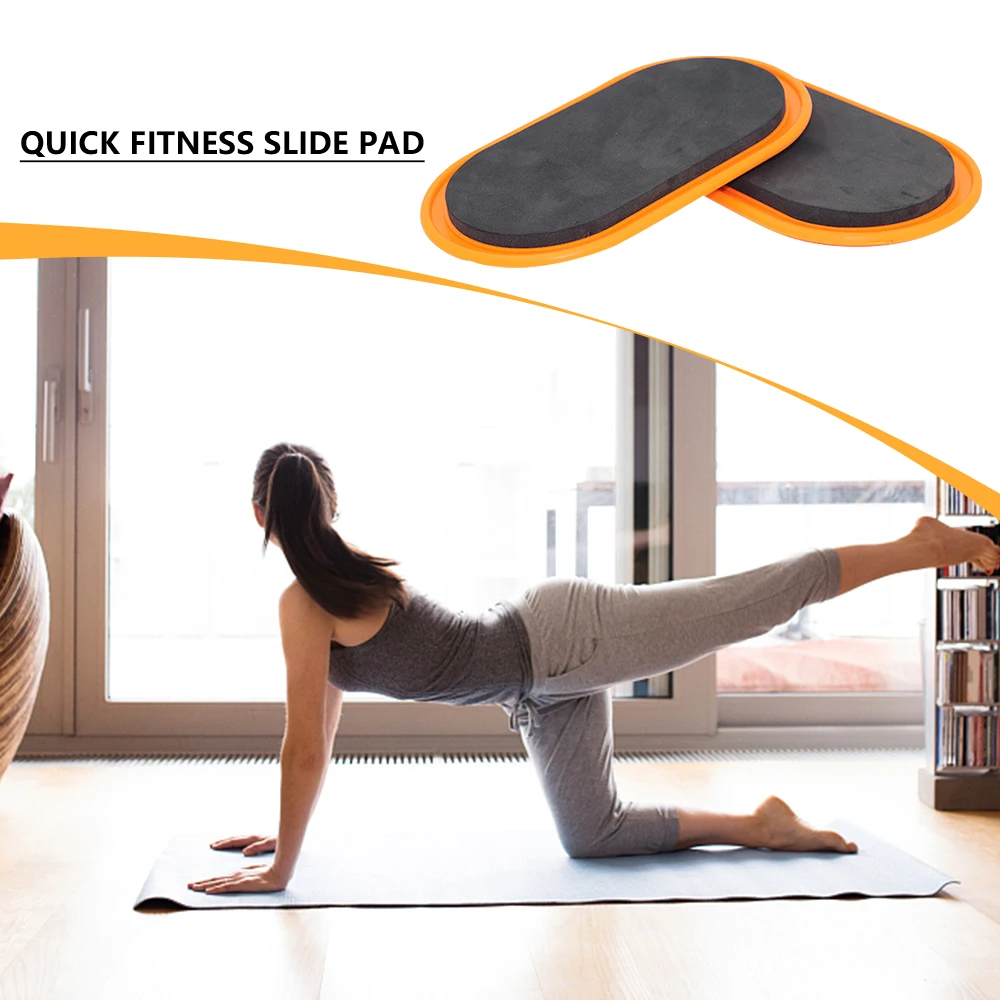 

1 Pair Exercise Sliders Discs Oval Abdominal Glutes Gliding Disc Exercise Yoga Fitness Training Gliding Equipment