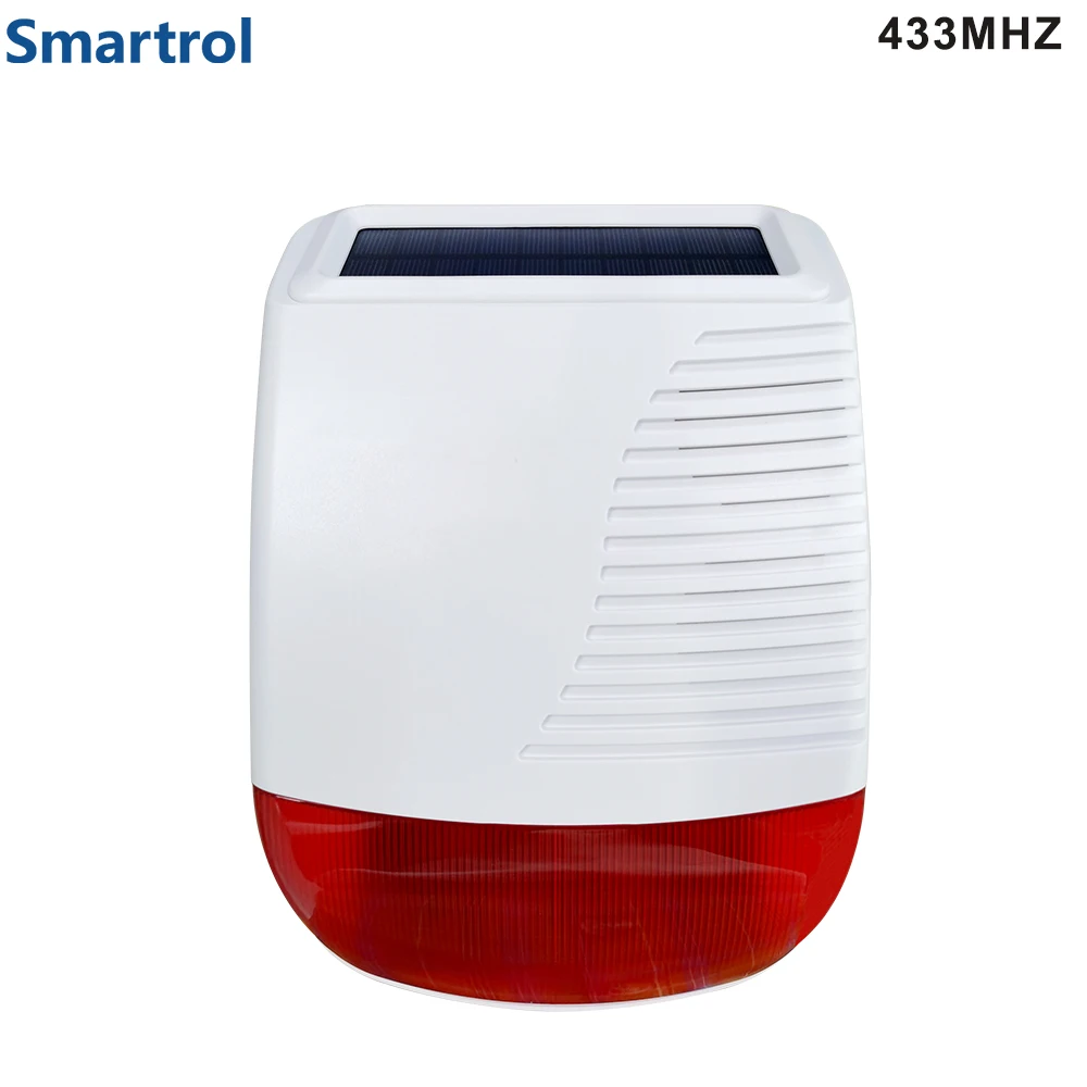 Новинка 433 МГц Беспроводная Солнечная Водонепроницаемая Стробоскопическая
