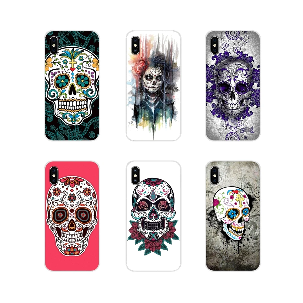 Чехлы для телефонов Samsung A10 A30 A40 A50 A60 A70 Galaxy S2 Note 2 3 Grand Core Prime Skull Art Мексики |