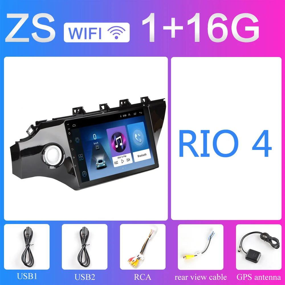 ZS 1G RIO4 Android 2G Оперативная память 32G Встроенная память Автомобиль Радио мультимедийный проигрыватель навигации gps для KIA RIO 3 4 2010 2011 2012 2013 - Цвет: ZS 1G RIO4