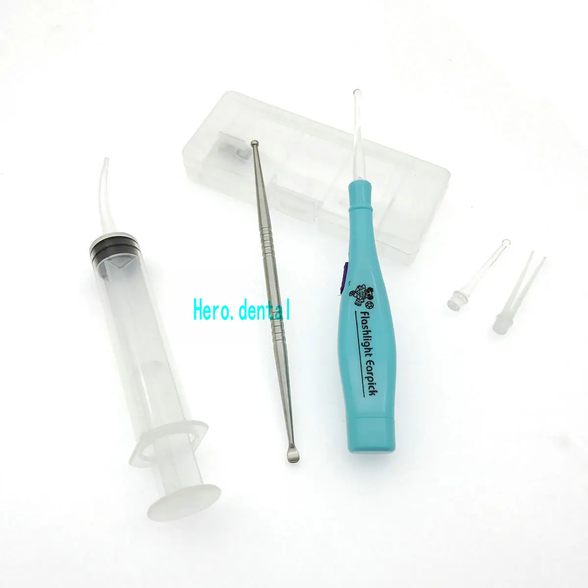 3pcs/set Tonsil Stone Remover Kit LED Light & Box + Irrigation Syringe Premium Tool | Красота и здоровье
