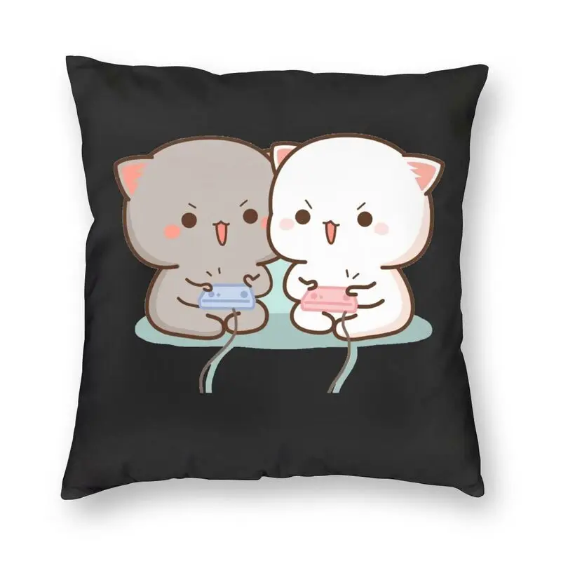 

Наволочка для подушки в скандинавском стиле персик и Гома, домашний декор, под заказ, квадратная милая детская подушка 40x40, наволочка для дивана