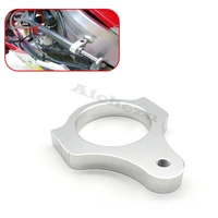acz aluminum steering damper fork frame mounting clamp bracket foot fixer for motorcycle bike modification silver