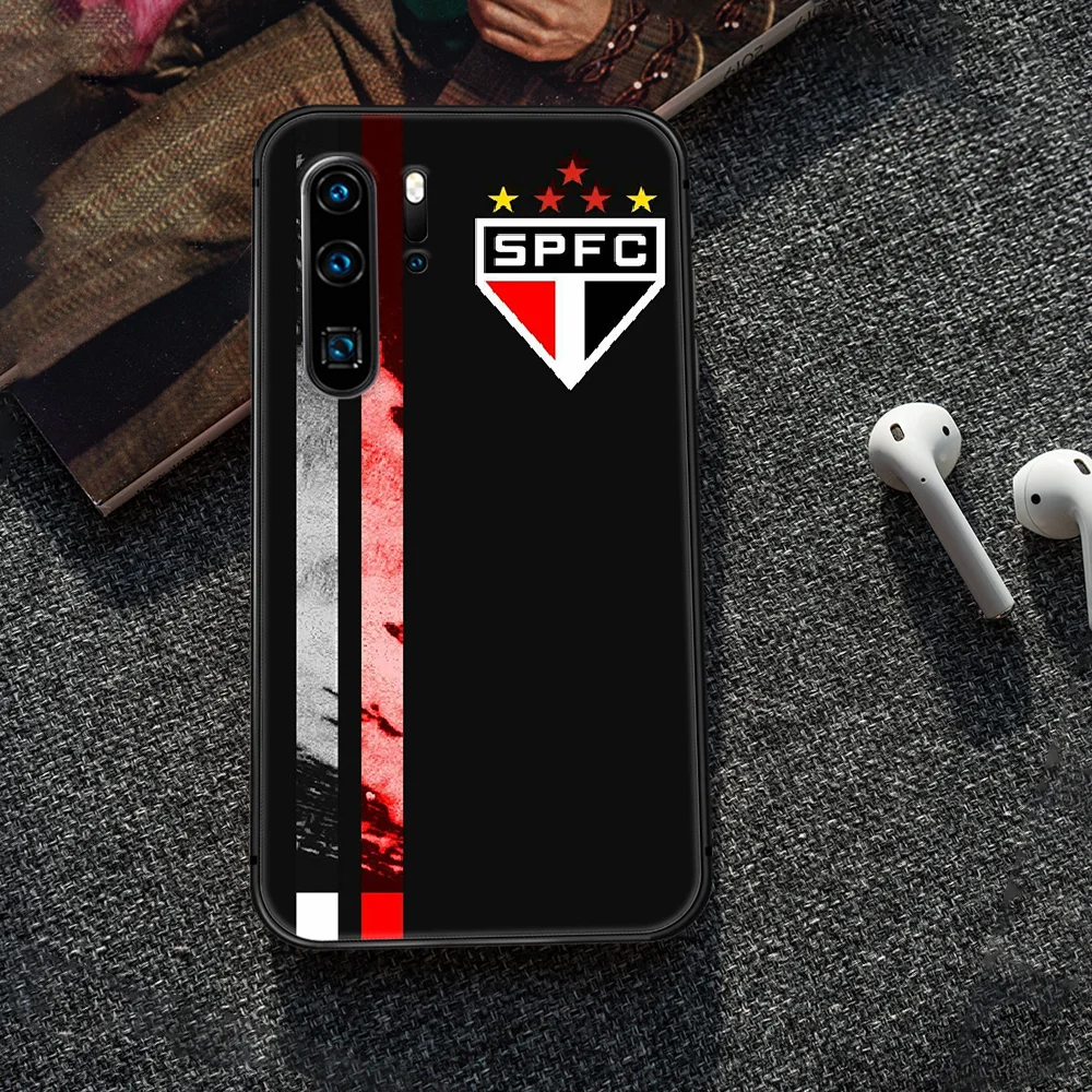 

Sao Paulo Futebol Clube Phone Case For Huawei P Mate 10 20 30 40 Lite Pro smart Z 2019 nova 5t black Hoesjes Fashion Cover