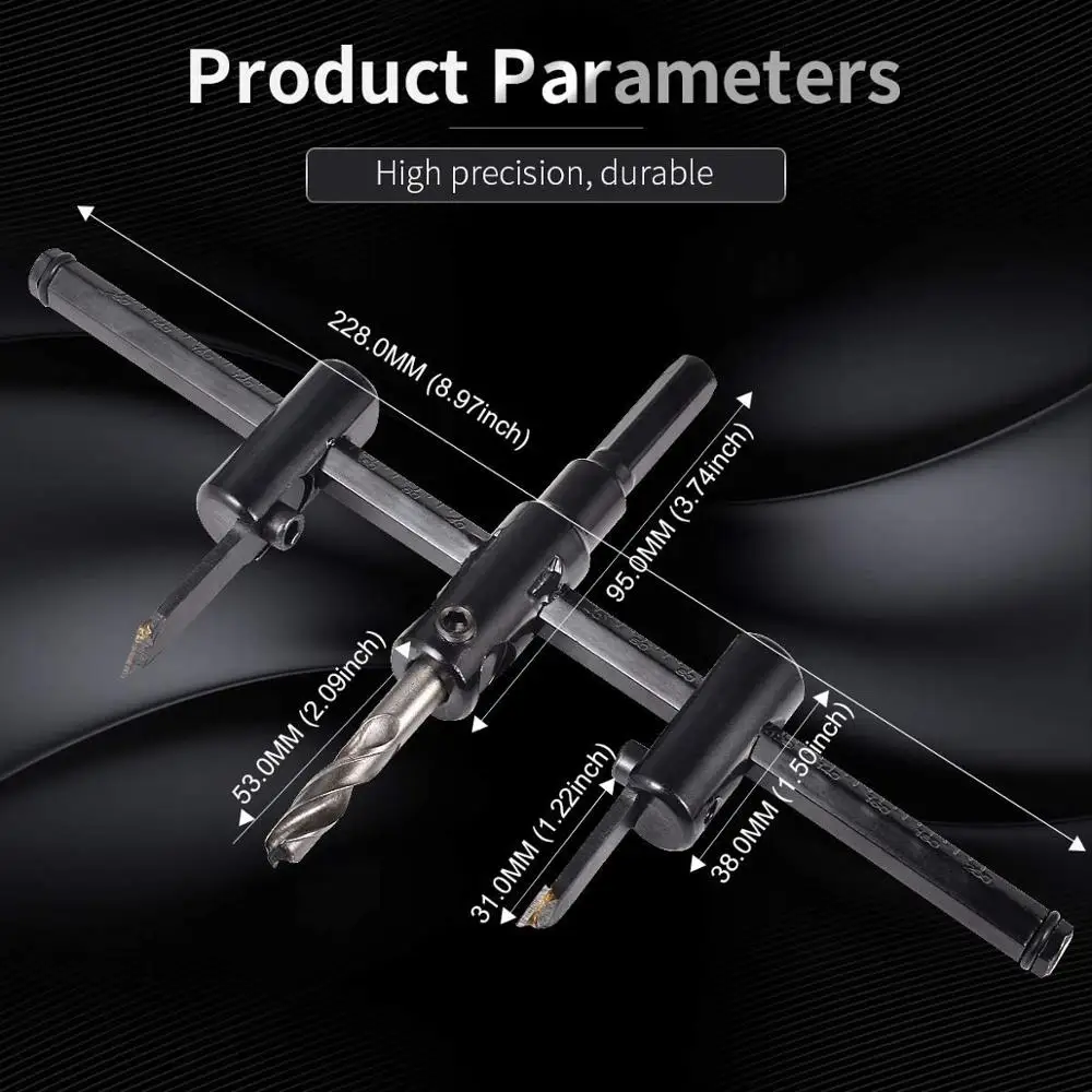 30 мм 200 деревообрабатывающий нож Отрегулируйте дерево Круг Отверстие пила Резак