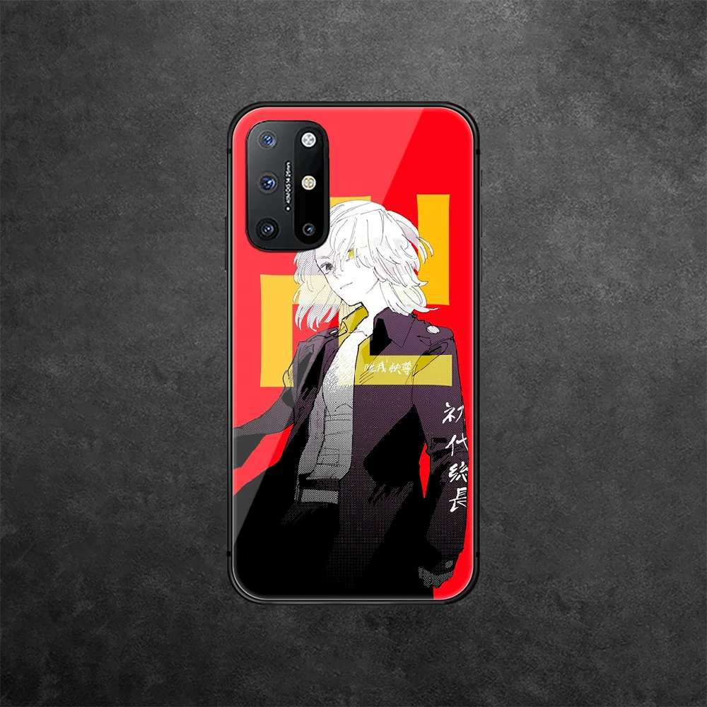 

Tokyo Revengers Anime Tempered Glass Phone Case Cover For Oneplus Oppo Realme A53 Find X 2 3 5 6 7 8 9 T Pro Nord Gt Neo 3D
