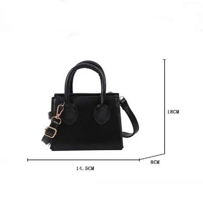 

Small Crossbody Bags for Women Pu Leather Black Female Cross Body Bag