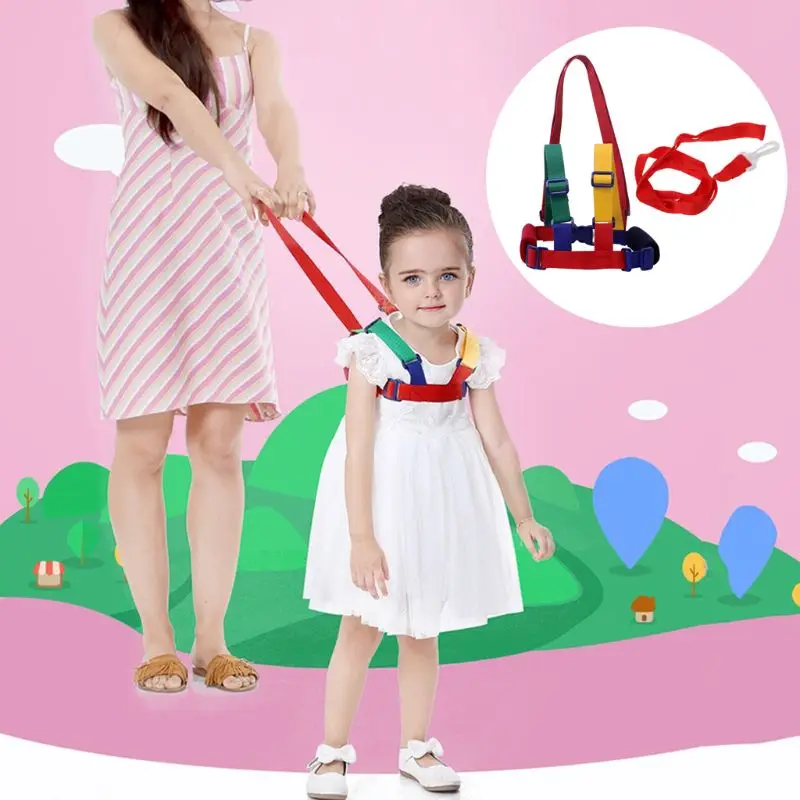

Anti-Lost Band Baby Kid Child Safety Harness Anti Lost Strap Wrist Leash Walking Backpack For 1-10 Year Old Children XX9F