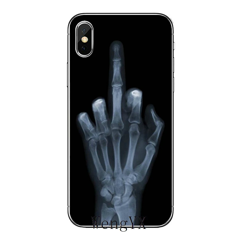 Black Skull Middle Finger Soft Silicone Phone Case For Samsung Galaxy J7 J5 Prime pro J3 A7 A5 A3 2018 2017 2016 2015 | Мобильные