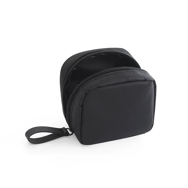 black Cosmetic Bag Портативная сумка для хранения мешочек для помады гигиенические салфетки органайзер для мойки в дороге туалетные принадлежности для путешествий Повседневный водонепроницаемый органайзер для макияжа - Цвет: black Cosmetic Bag