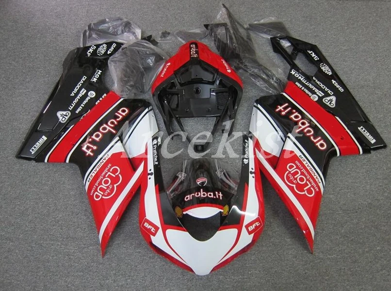 

Injection Whole Fairing kits for Ducati 848 1098 1198 2007 2008 2009 2010 2011 07 08 09 10 11 bodywork set