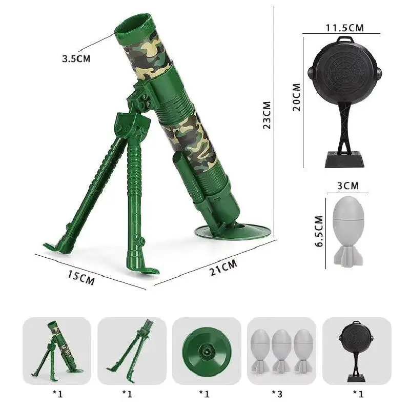 Новая детская мини бомба для минометов подготовленная ручной пушки боевой