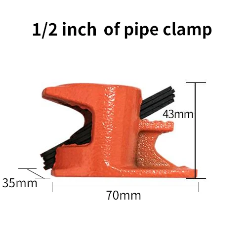

1/2 3/4 дюймовый трубный зажим, деревообрабатывающий зажим для склеивания дерева, зажим для деревянной пластины, зажим для шланга, Соединительный зажим, арматура, плотника