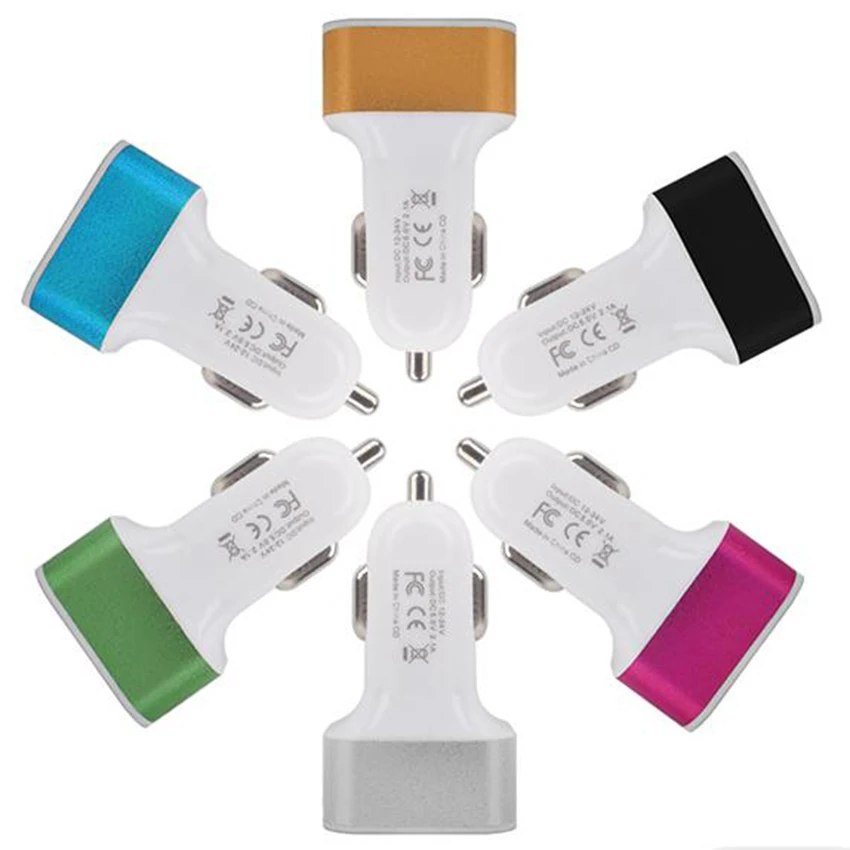 Фото 200 шт./лот красочное прочное универсальное 4 1 а 12 В 3 USB-порта автомобильное 200 шт./лот красочное прочное универсальное 4 1 а 12 В 3 USB-порта автомобильное