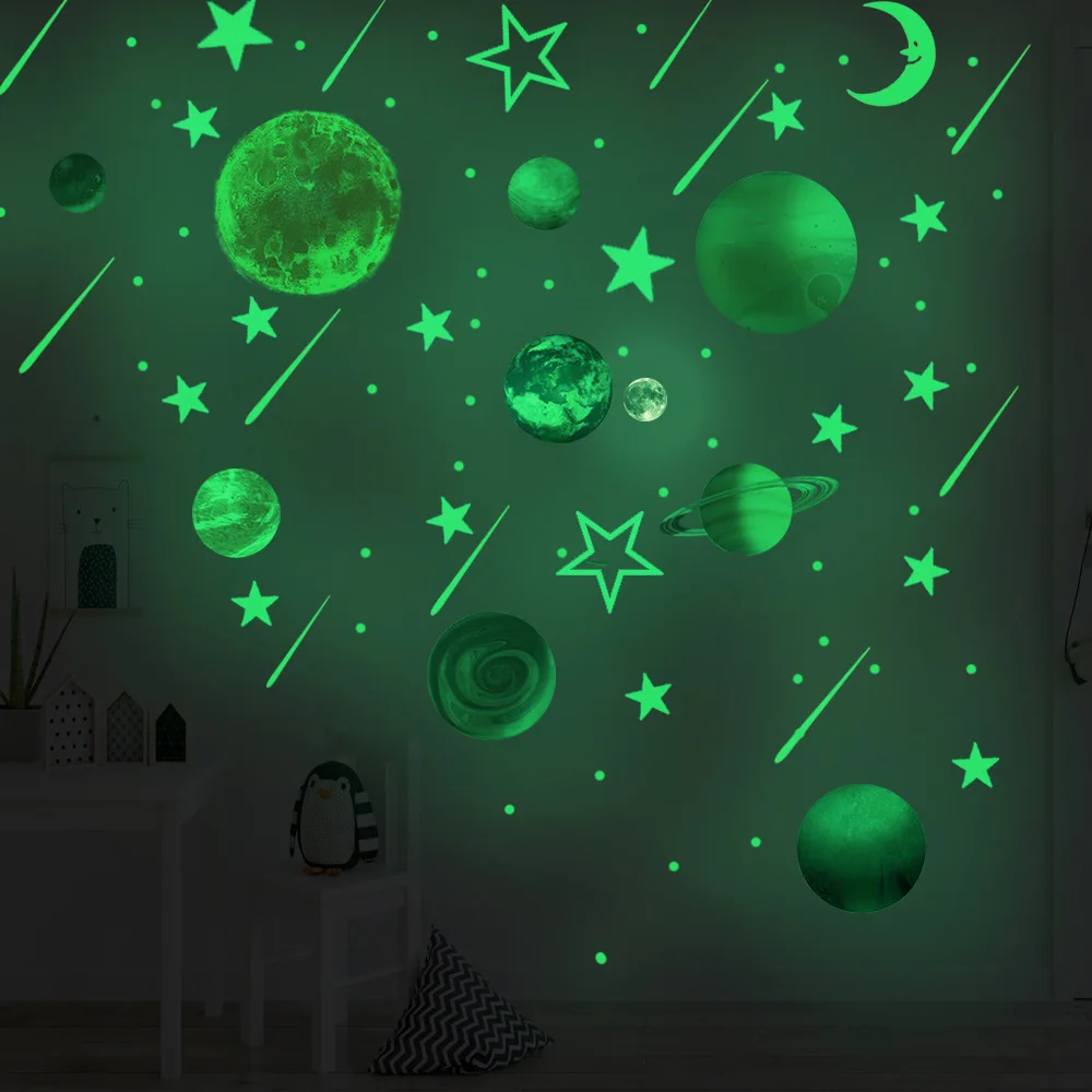

Wall stickers luminous stickers fluorescent Stars shine in the dark glow in the dark stars star fluorescent ceiling