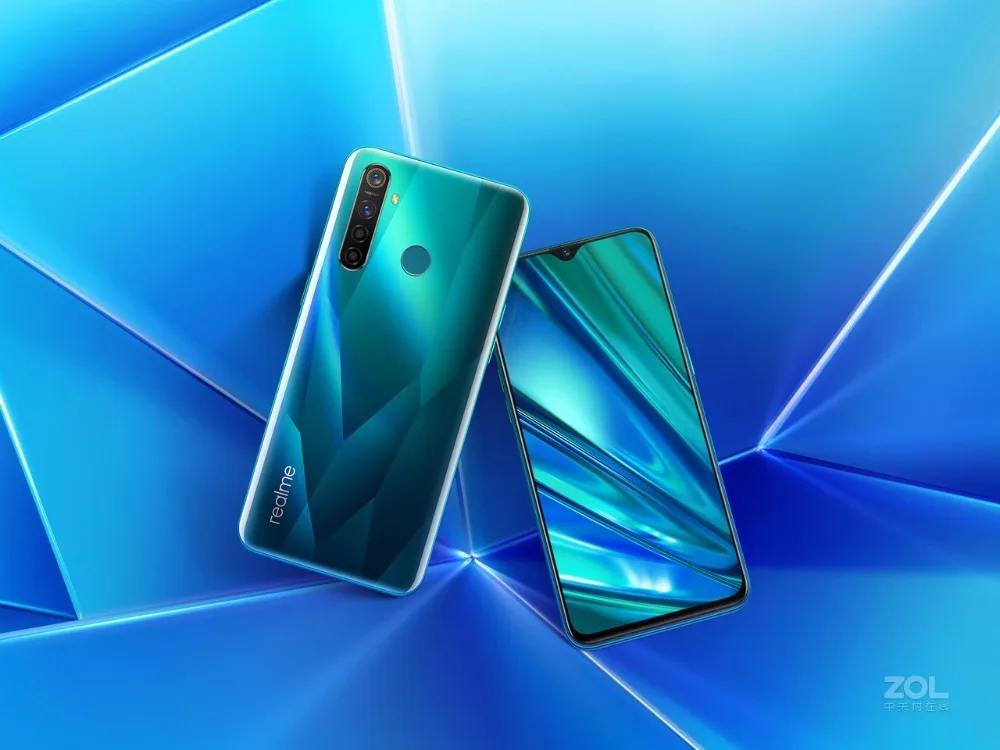 DHL Быстрая сотовый телефон Oppo Realme Q Snapdragon 712 Android 9,0 6," полный экран МП 5 камер 8 Гб ram 128B rom