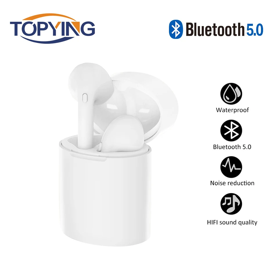 Мини Bluetooth наушники водонепроницаемые беспроводные спортивные с басами для Iphone 6