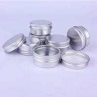 100 x 10g aluminum jar tin pots 10cc metal cosmetic packaging container 13oz professional cosmetics container