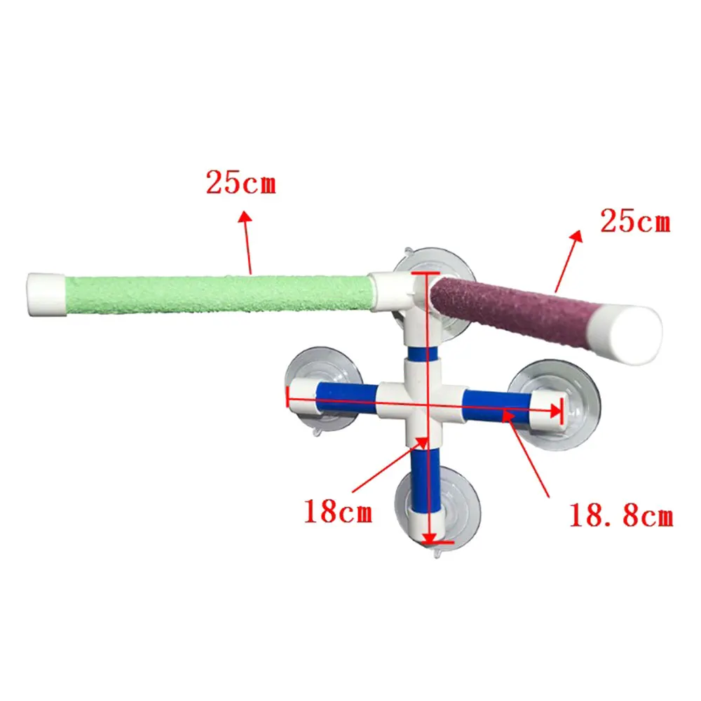 Присасывающий диск для домашних животных птиц попугаев ванной душа стоячая