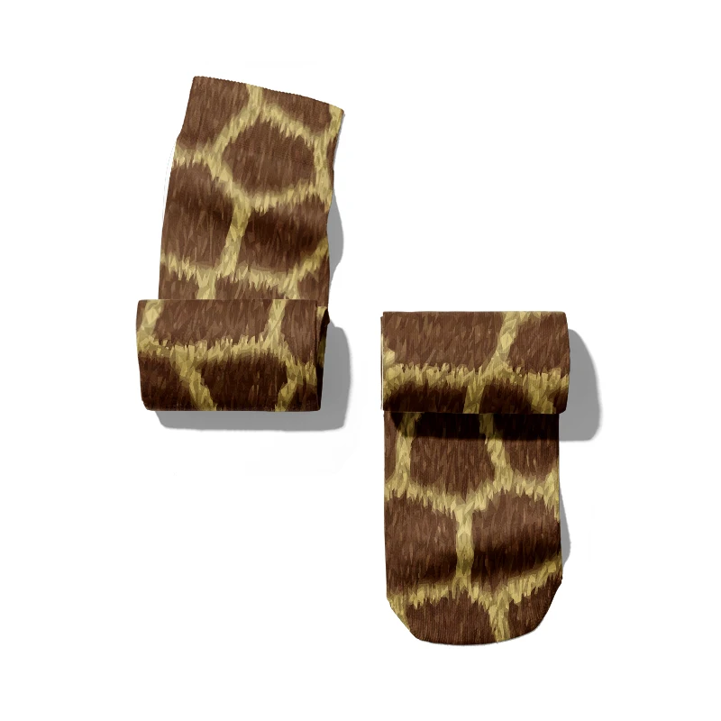 Носки с 3d-имитацией животных носки леопардовым принтом змеиной кожи Необычные