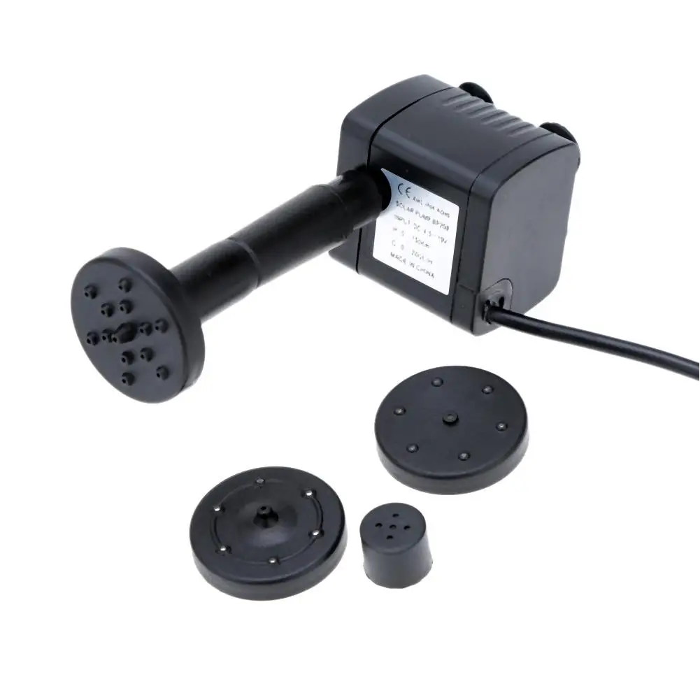 

20W Solar Power Fountain Water Pump Panel Kit Pool Home Garden Fish Pond Waterpump Aquarium Water Pumps Floating delightful