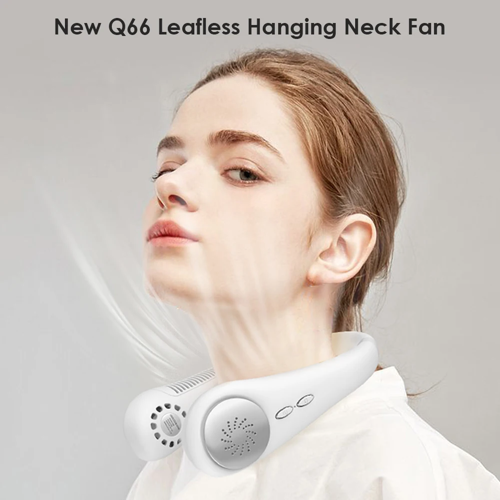 

Подвесной шейный мини-вентилятор, портативные маленькие электрические Охлаждающие вентиляторы, перезаряжаемый с помощью USB, беслопастной ...