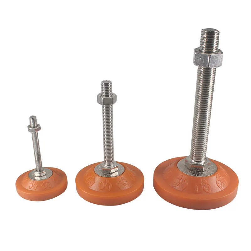 Регулируемая Ножка 90/100 мм основание из ПВХ тяжелая нагрузка Выравнивающая ножка