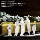 58 шт., наклейки для женщин и детей, детские бумажные дневники, дневники, скрапбукинг, декоративные наклейки для детей, Классические игрушки