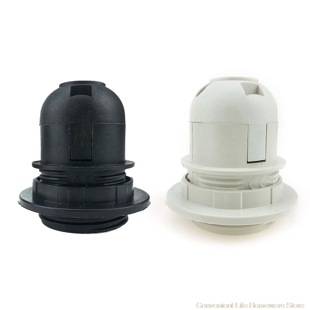 

1PCS Screw ES E27 M10 Light Bulb Lamp Holder Pendant Socket Lampshade Collar Lighting Accessories 2 Colors