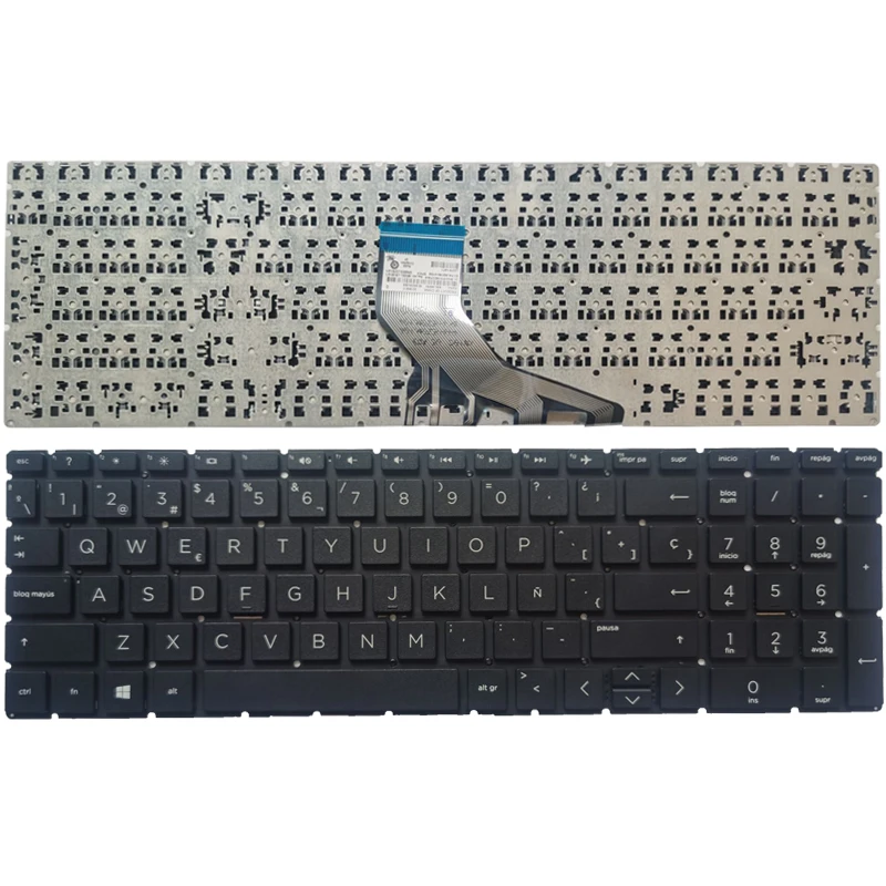 

Laptop Spanish/SP Keyboard For HP Pavilion 15-DA 15-DB TPN-C135 TPN-C136 250 G7 255 G7 15S-DU 15S-DY 15-DY 15-DW 15-CS TPN-C139