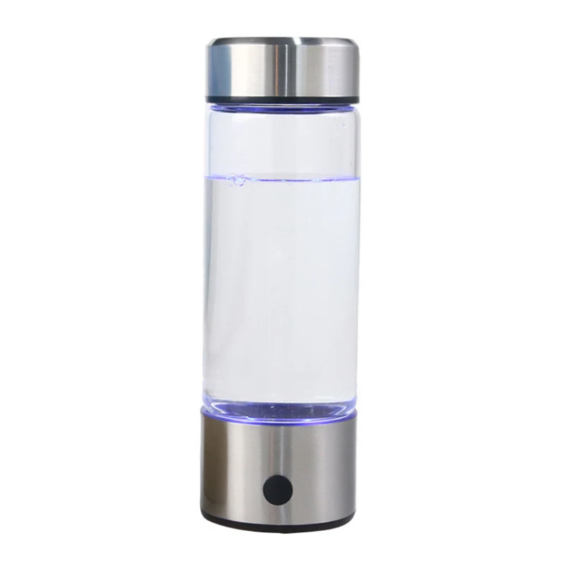 

420ML Hydrogen Water Generator Alkaline Maker Rechargeable Portable for pure H2 hydrogen-rich water bottle electrolysis
