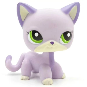 2094 pet shop lps лпс пет шоп игрушки кошка немного короткие волосы стоял серый#5#391 черный#336 старые оригинальные игрушки котенок детей Рождество подарок коллекция - Цвет: 2094