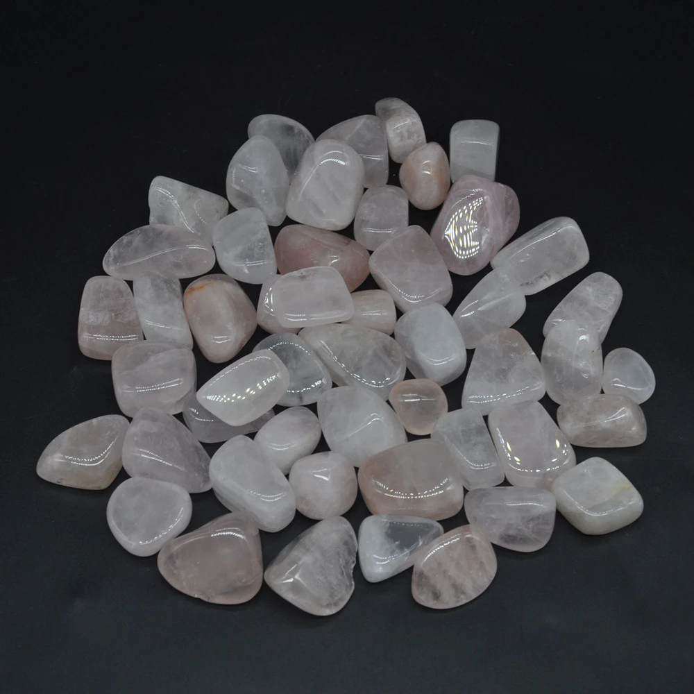 

Natural Rose Quartz Tumbled Stones Bulk Healing Crystals Reiki Polished Gemstone Gem Raw Aquarium Decoration Minerals Collection