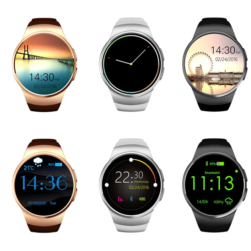 MAFAM KW18 Bluetooth Смарт часы полный экран Поддержка SIM TF карты Smartwatch телефон сердечного