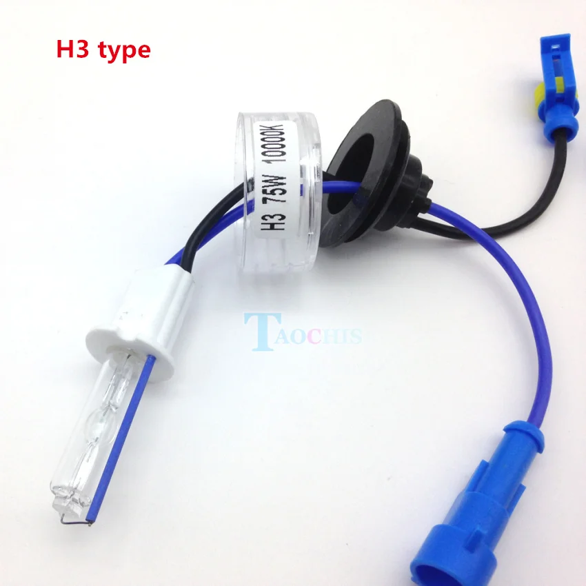 Taochis 12V 75W автомобильные ксеноновые лампы H1 H3 H7 H8 H9 H11 9005 9006 880 881 Мотоцикл головной светильник замена лампы 6000 К 8000